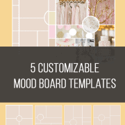 5 Customizable Mood Board Templates | Pocket Wonders