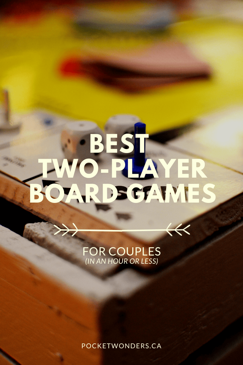 Best 2-player board games for couples to play in an hour or less
