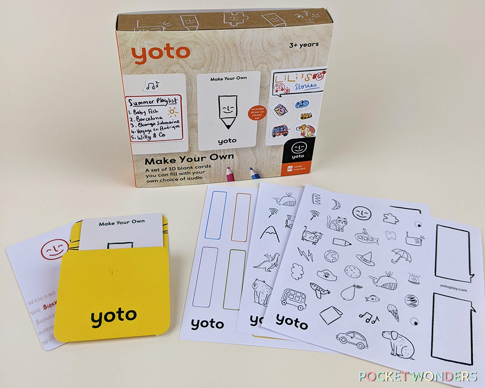Make Your Own Cards (Pack of 5 blank cards) for Yoto Player